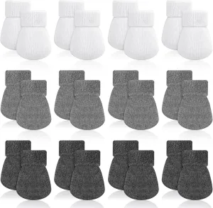 12 Pairs Baby Preemie Mittens Preemie Gloves No Scratch Baby Mittens Newborn Cotton Gloves for Premature Newborn Girls Boys
