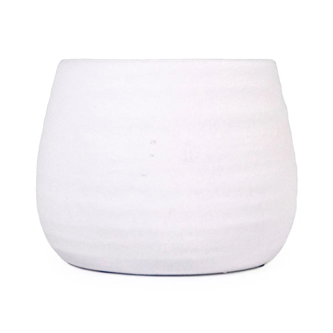 15300 Textured White Terracotta Vase – Elegant Home Décor for Modern and Minimalist Styles