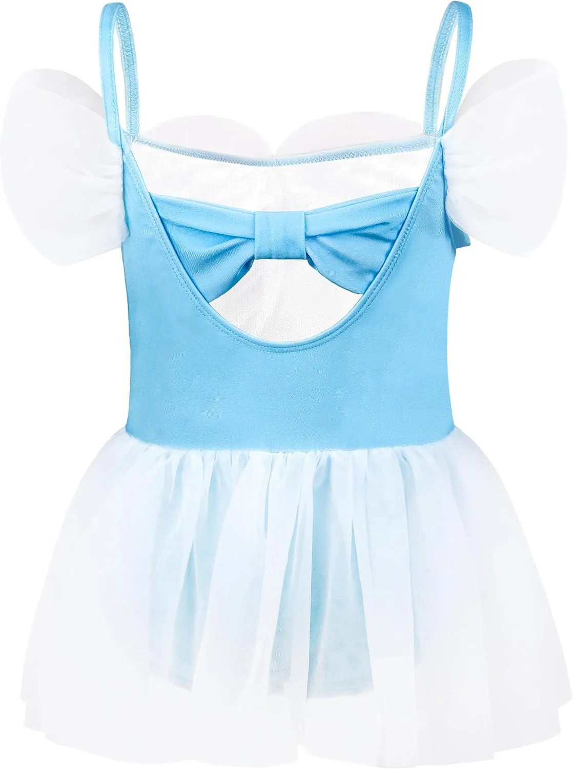 3-7Y Girls Princess Swimsuit, Toddlers Bathing Suit 1 Piece Swimwear Aurora UPF 50  Swimming Suit with Skirt for Toddler