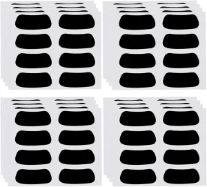 60 Pairs Eye Black Stickers for Kids Customizable Sports Face Eyeblack Sticker for Football Baseball Softball Sport Themed Party Birthday Party Supplies(Black)