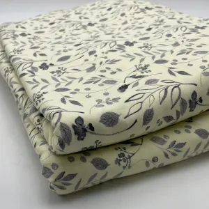 Bamboo/Spandex Jersey, Leaves & Berries (KJE0214)