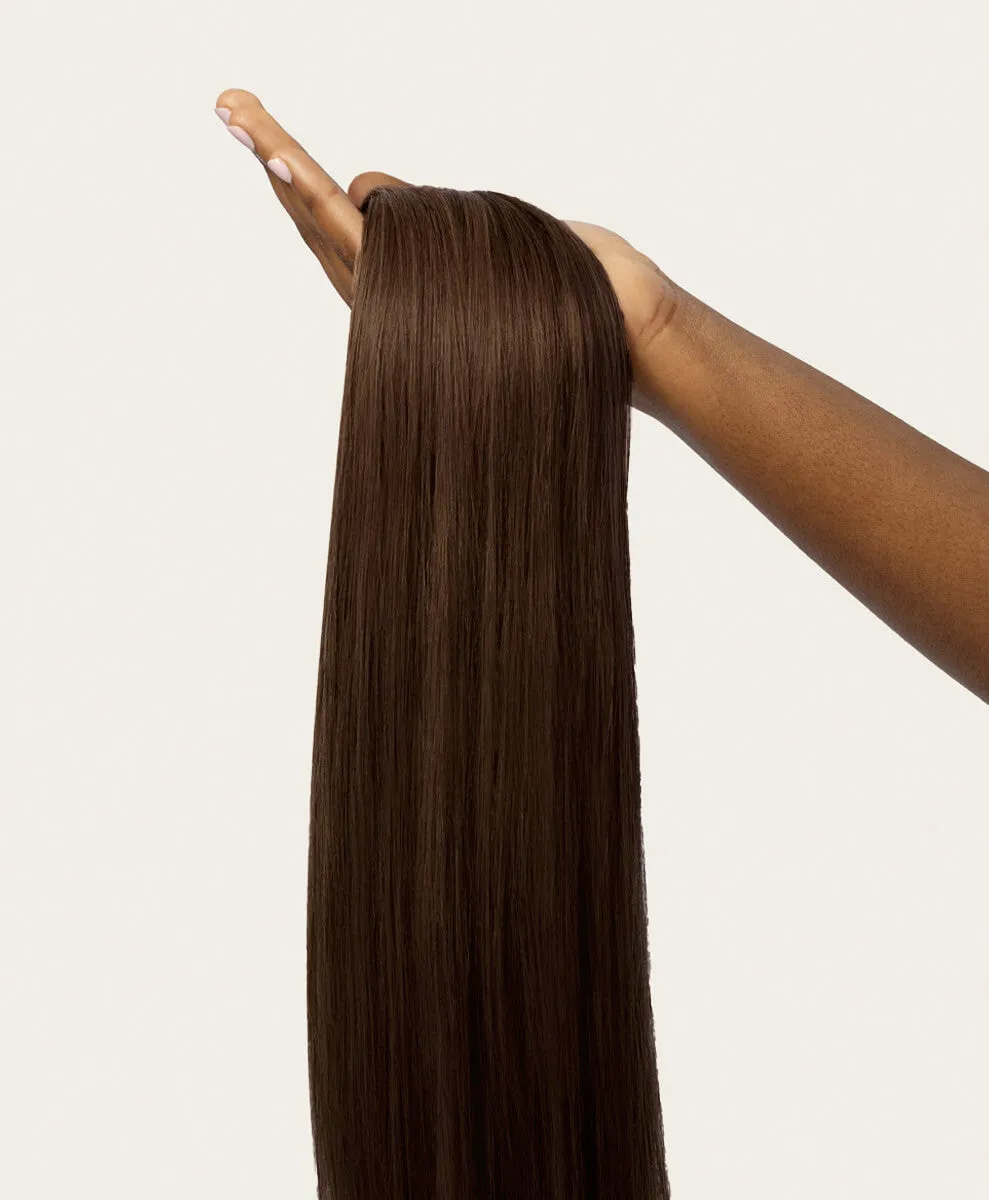 Chocolate Brown, 16" Classic Clip-In Hair Extensions, #4 | 100g