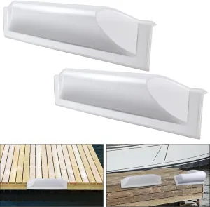 Dock Corner Bumper,Dock Bumpers Straight,Vinyl Boat Dock Corner Bumpers,Boat Straight Bumper,Boat Dock Bumpers,Soft Dock Bumper Guards Dock Bumpers Dock Corner Side Edge for Boat Docks(1,2Pack)