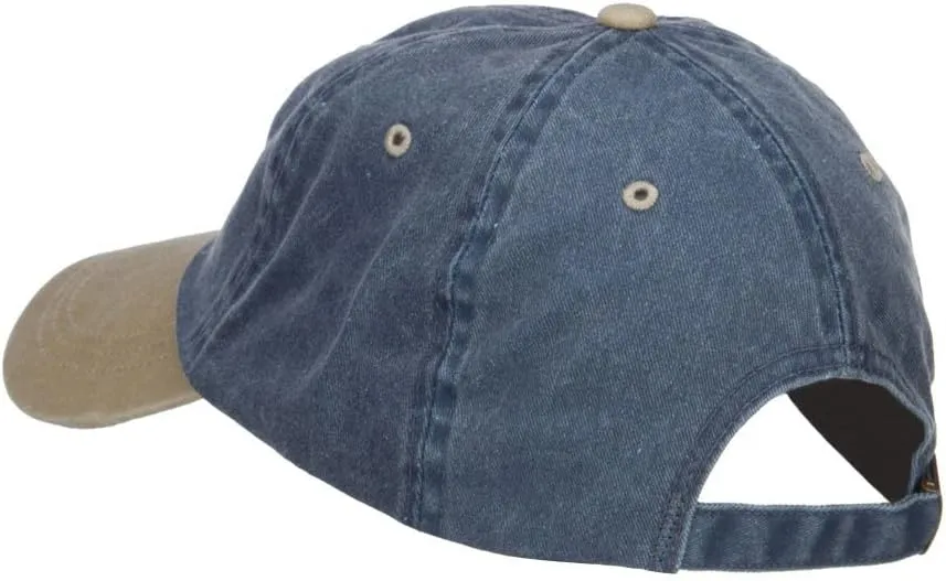 e4Hats.com US Navy Retired Military Embroidered Two Tone Cap
