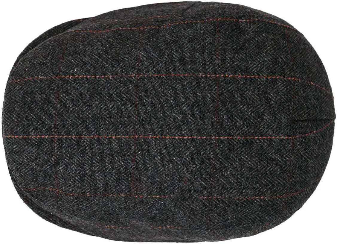 FALETO Men's Flat Ivy Gatsby Newsboy Hat Winter Spring Autumn Driving Cabbie Hunting Cap