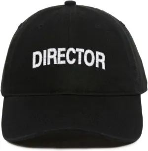 Film Movie Director Baseball Cap Embroidered Cotton Adjustable Dad Hat