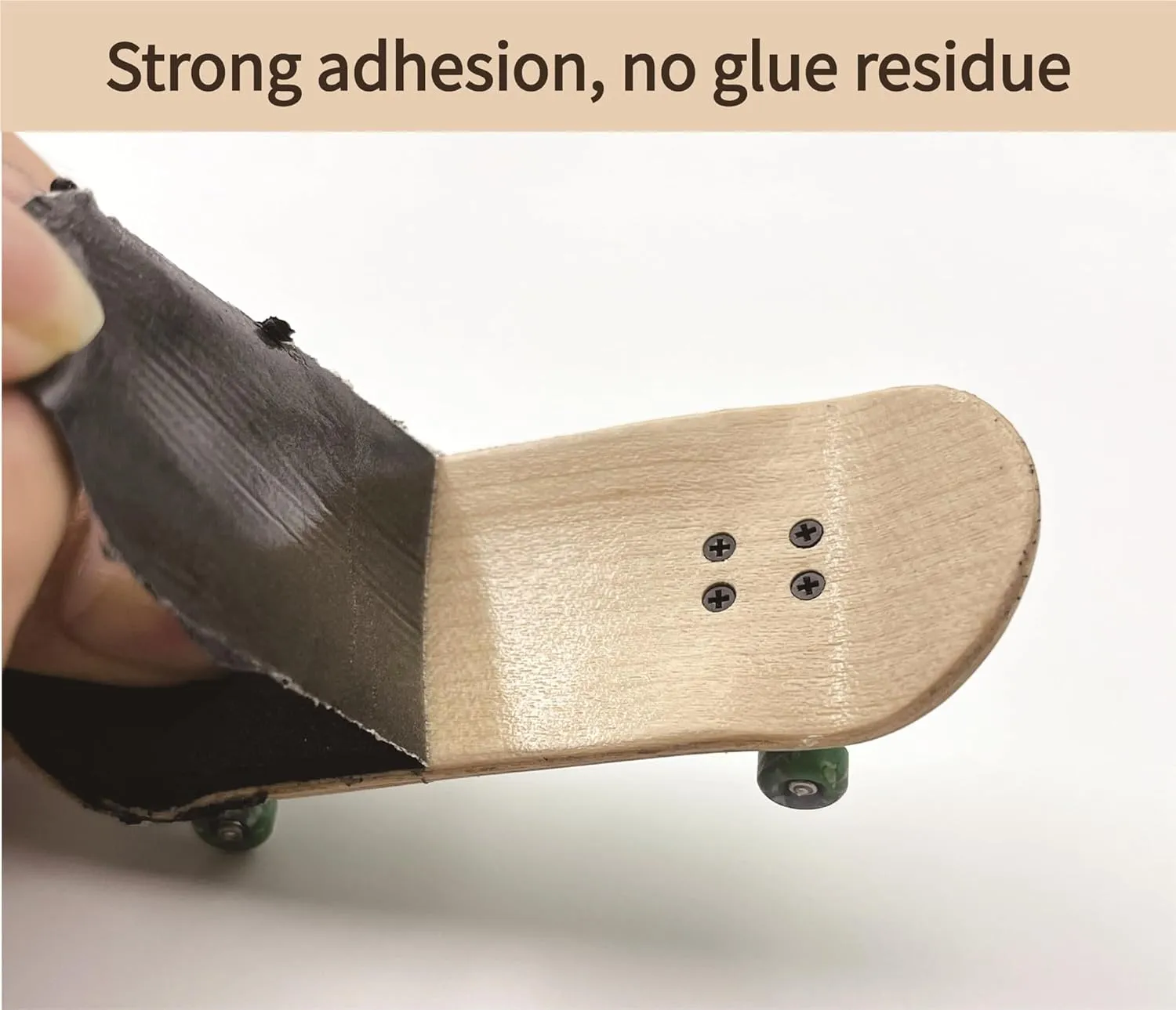 Fingerboard Foam Grip Tape, Finger Skateboard Griptape 40mmX110mm (16pcs Black 8pcs White)