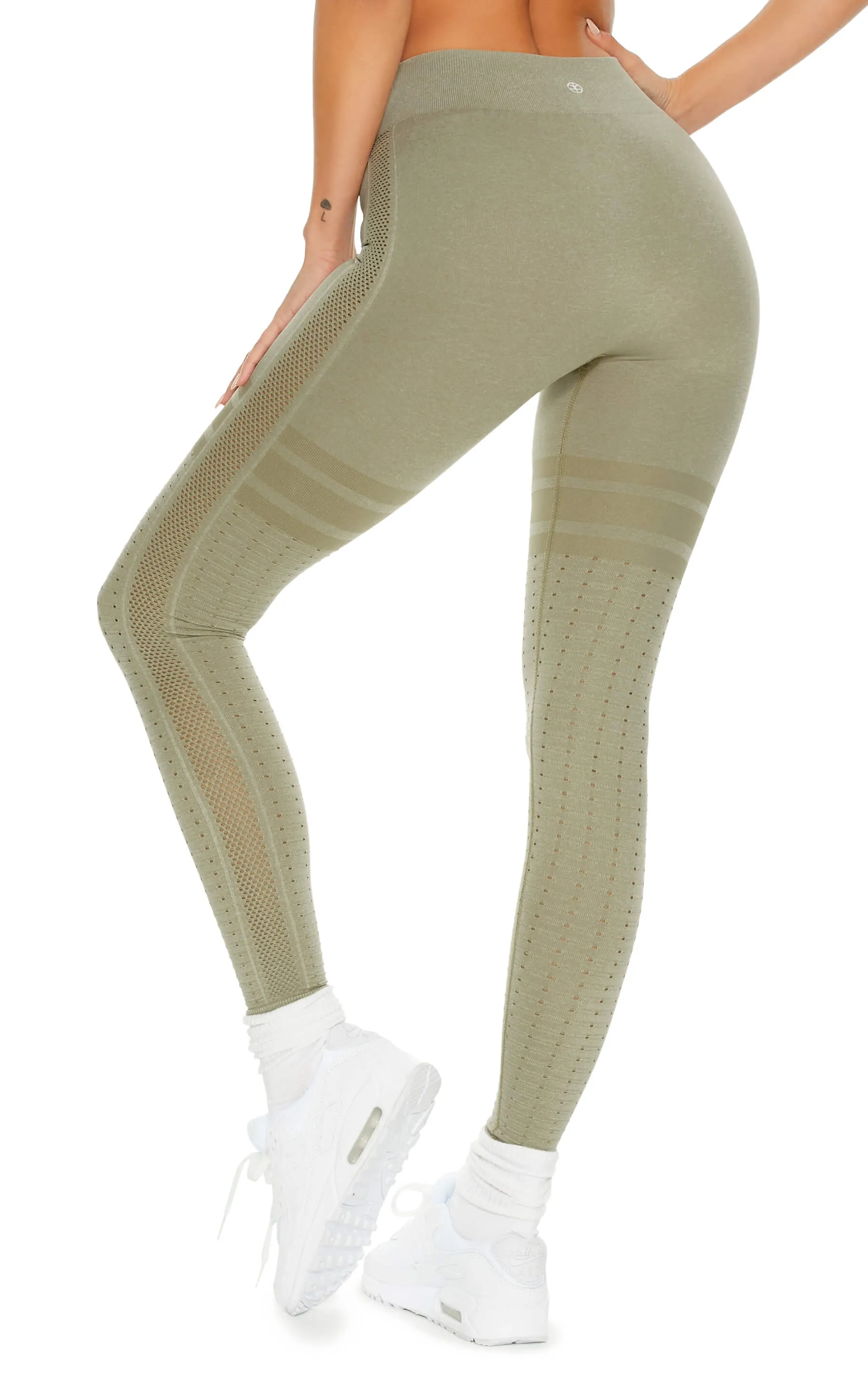 Game Day Seamless Melange Leggings | Granite Melange