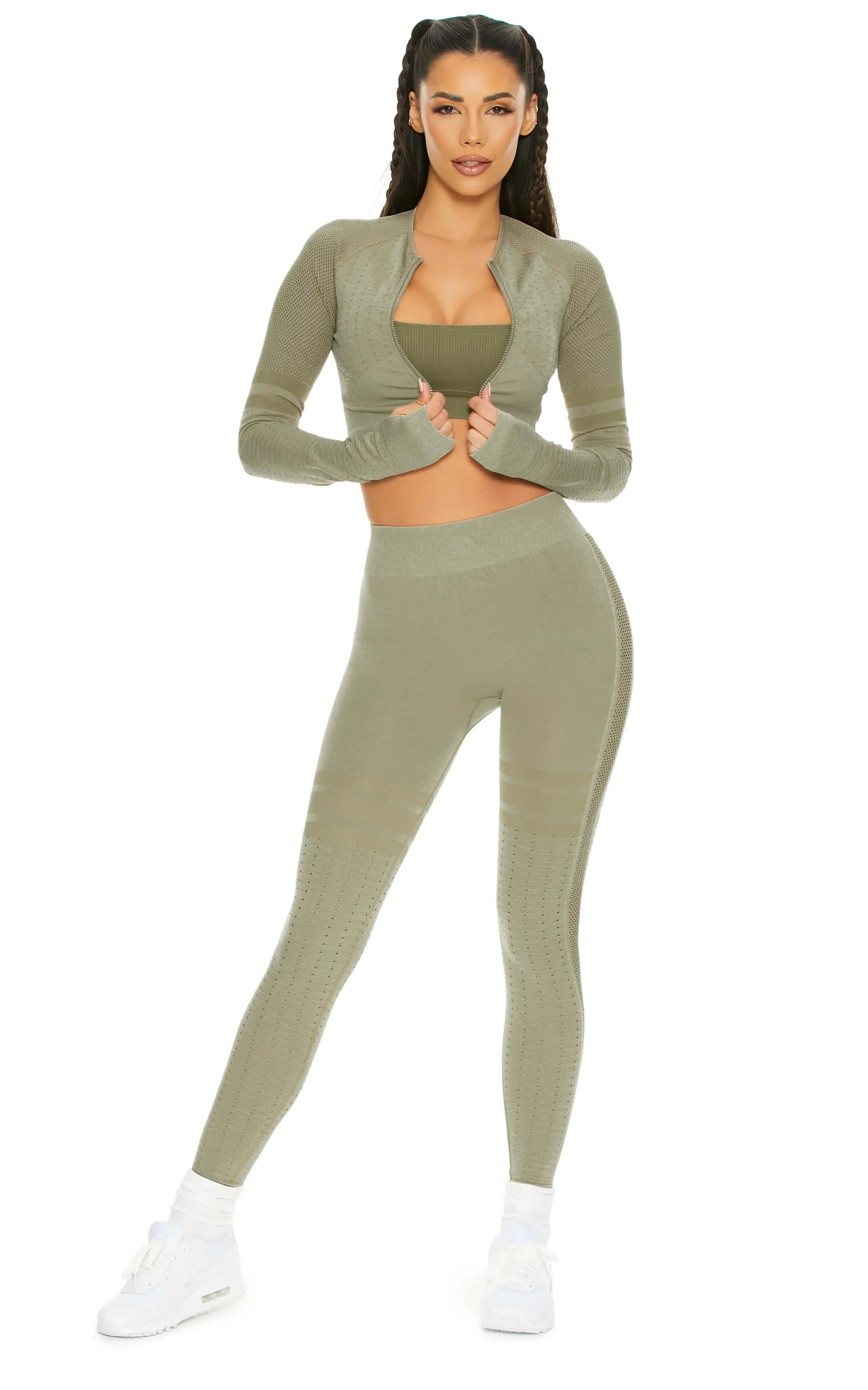Game Day Seamless Melange Leggings | Granite Melange