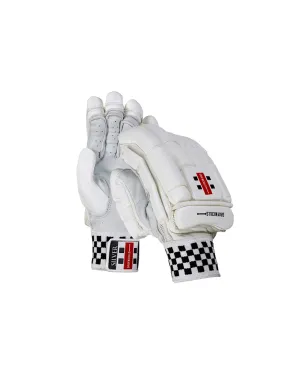 Gray Nicolls Silver Cricket Batting Gloves - Adult