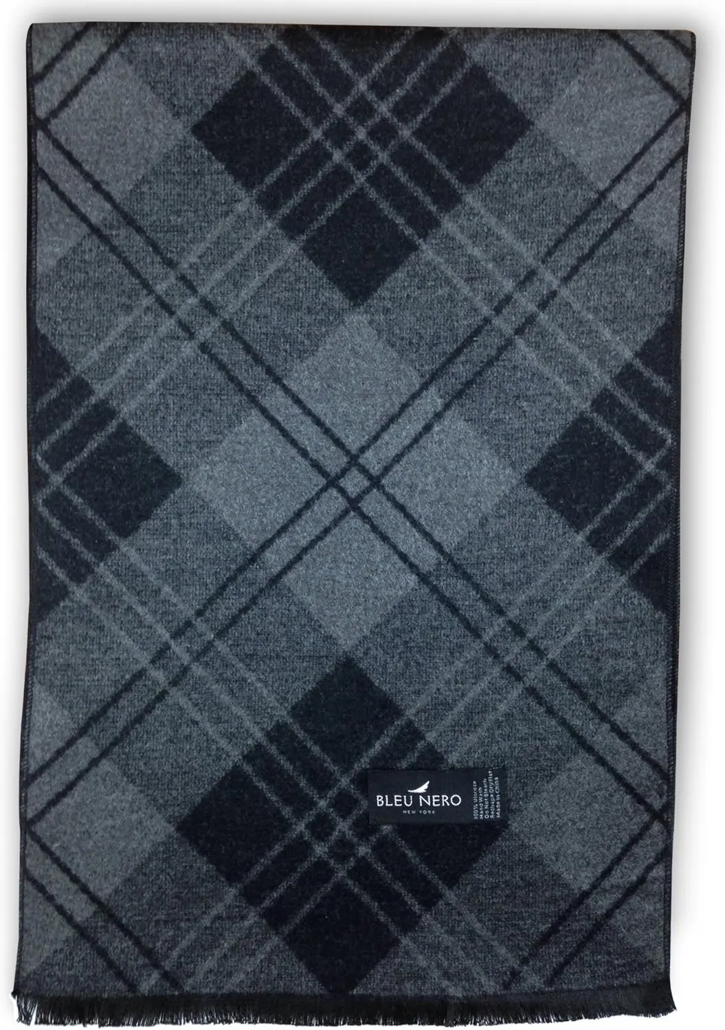 Livativ Bleu Nero Luxurious Winter Scarf Premium Cashmere Feel Unique Design Selection