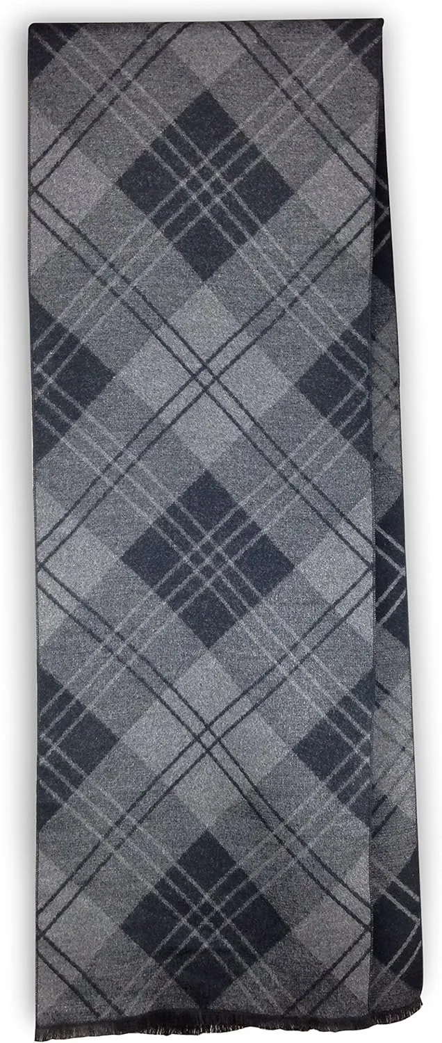 Livativ Bleu Nero Luxurious Winter Scarf Premium Cashmere Feel Unique Design Selection