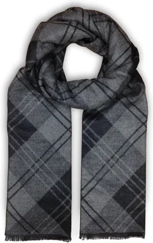 Livativ Bleu Nero Luxurious Winter Scarf Premium Cashmere Feel Unique Design Selection