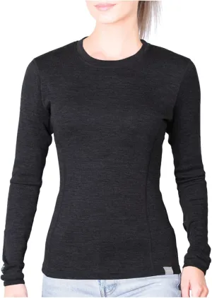 MERIWOOL Womens Base Layer 100% Merino Wool Midweight Long Sleeve Thermal Shirt