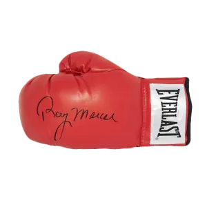 Ray Mercer Autographed Red Boxing Glove (JSA)