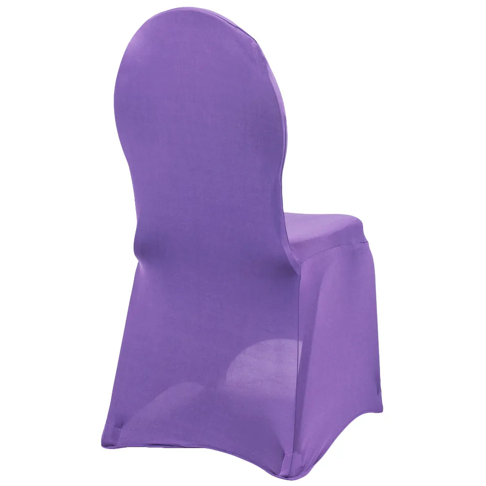 Spandex Banquet Chair Cover - Purple