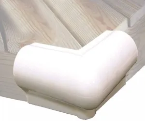 Taylor Made Products 90 Degree Vinyl Dock Corner Bumper (White)