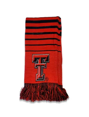 Texas Tech DoubleT Striped Scarf