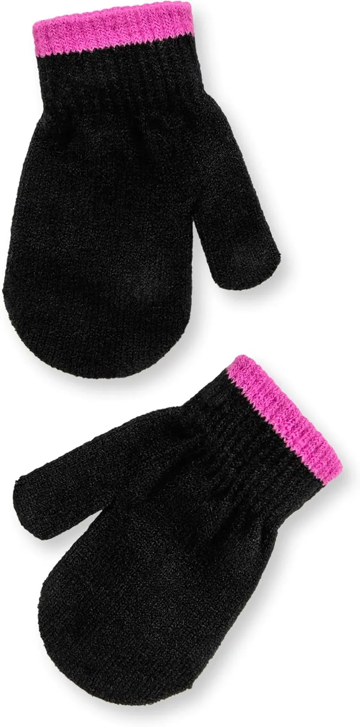 Toddler Winter Hat and Gloves Set for Ages 4-7 or Boys & Girls Winter Hat & Toddler Mittens Ages 2-4