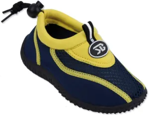 Toddler's Blue & Black Athletic Water Shoes Aqua Socks