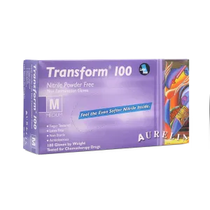 Transform Blue Nitrile Gloves - Medium (Box of 200)