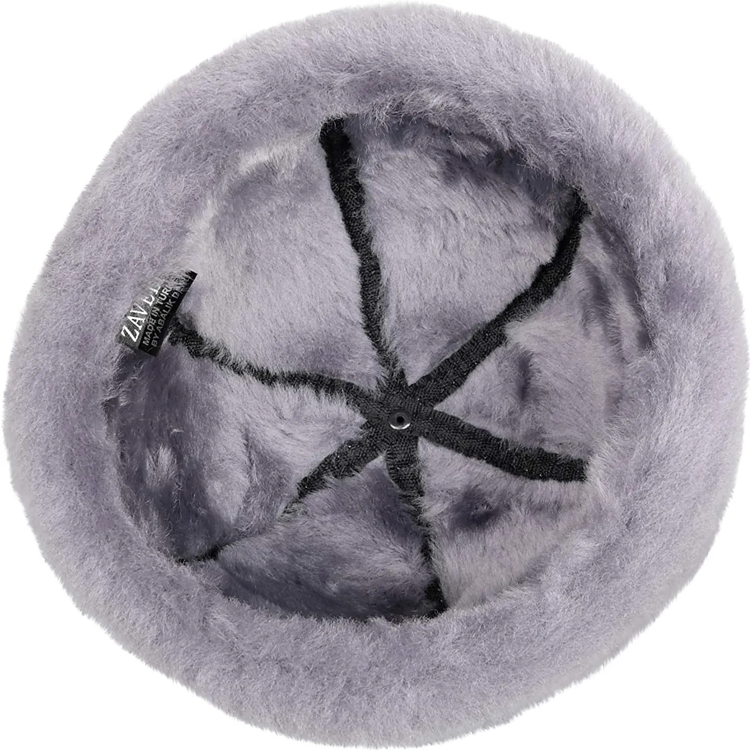 Unisex Shearling Sheepskin Winter Fur Beanie Hat