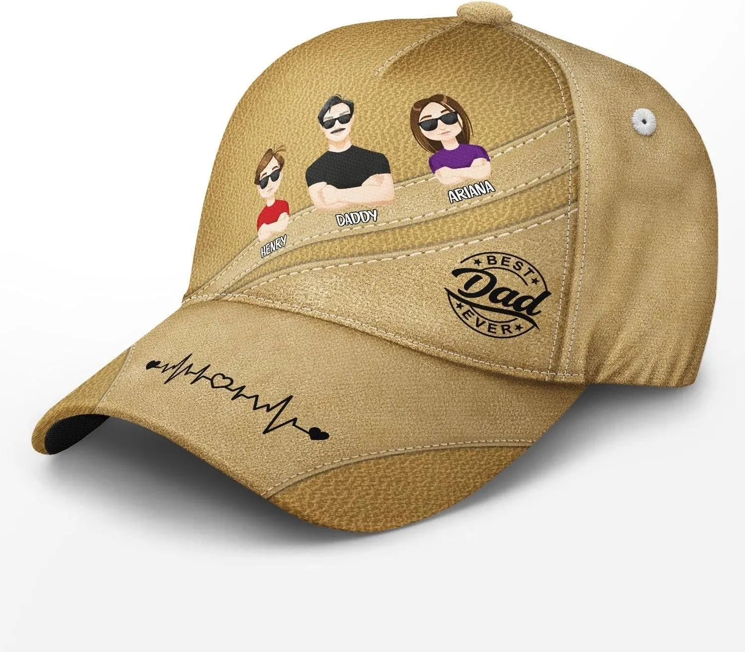 WANDER PRINTS Custom for Grandpa Dad - Personalized Classic Cap