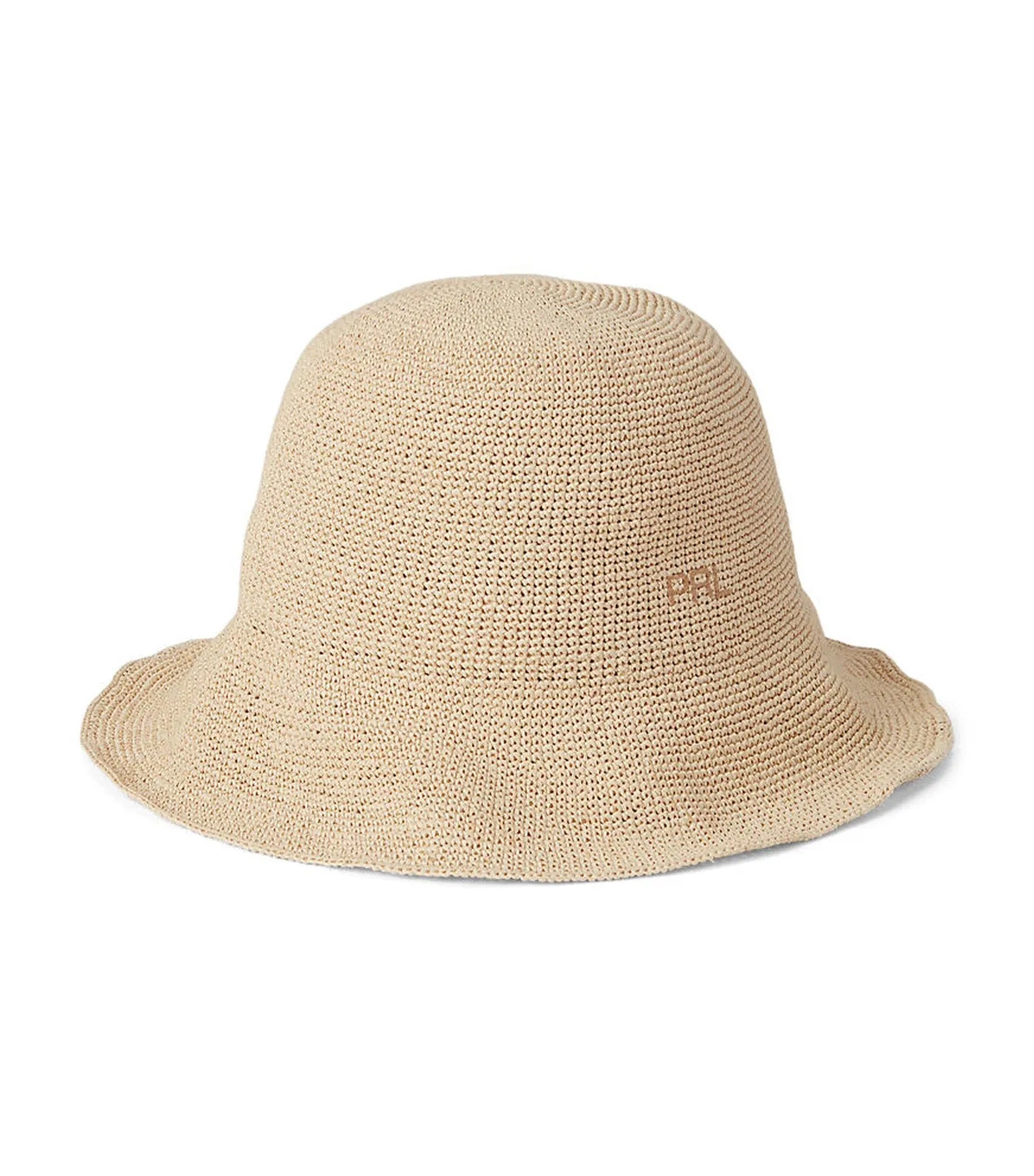 Women's Crochet Gardener Straw Hat Natural