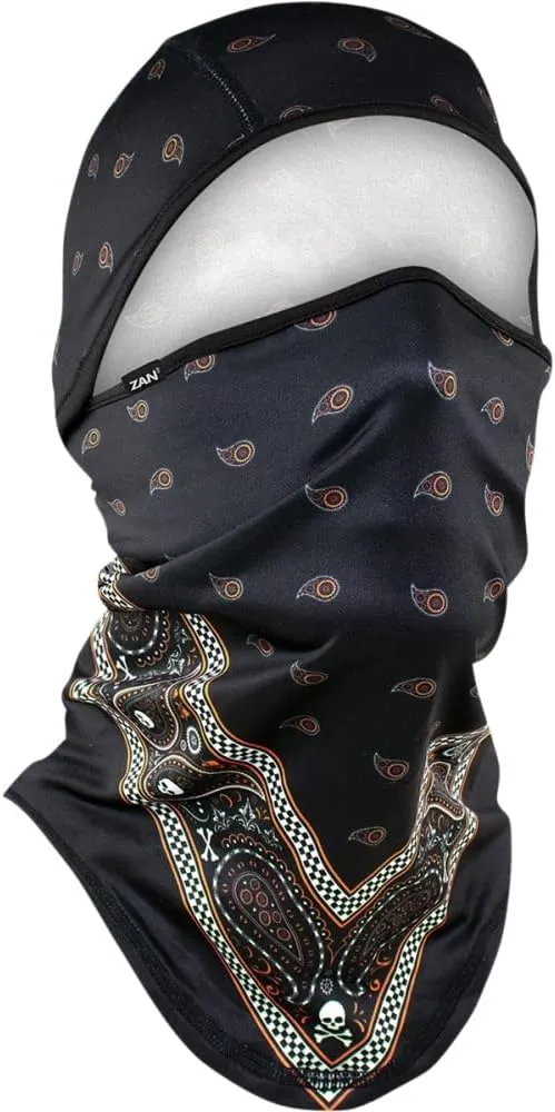 Zanheadgear WB4L114 Convertible Balaclava SportFlex Series Solid Black