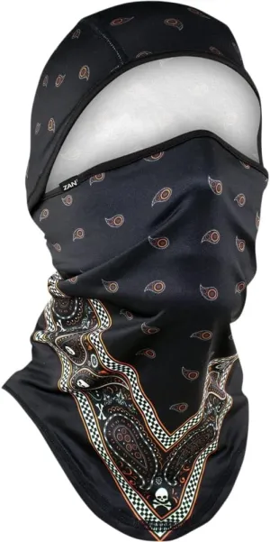 Zanheadgear WB4L114 Convertible Balaclava SportFlex Series Solid Black